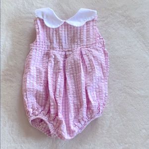 Pink seersucker bubble